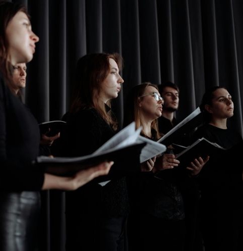 Cropped choir